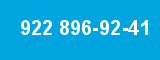 922 896-92-41